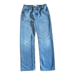 Boys Levi's 505 Regular Fit Light Wash Jeans 18R